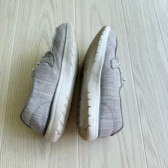 Skechers Go Walk Lite Isla Boat Shoe Women’s Size 6 Gray Jersey Knit - Picture 7 of 8